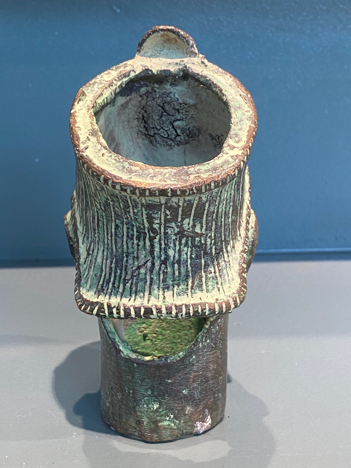 Benin Bronze Head - (55.04)