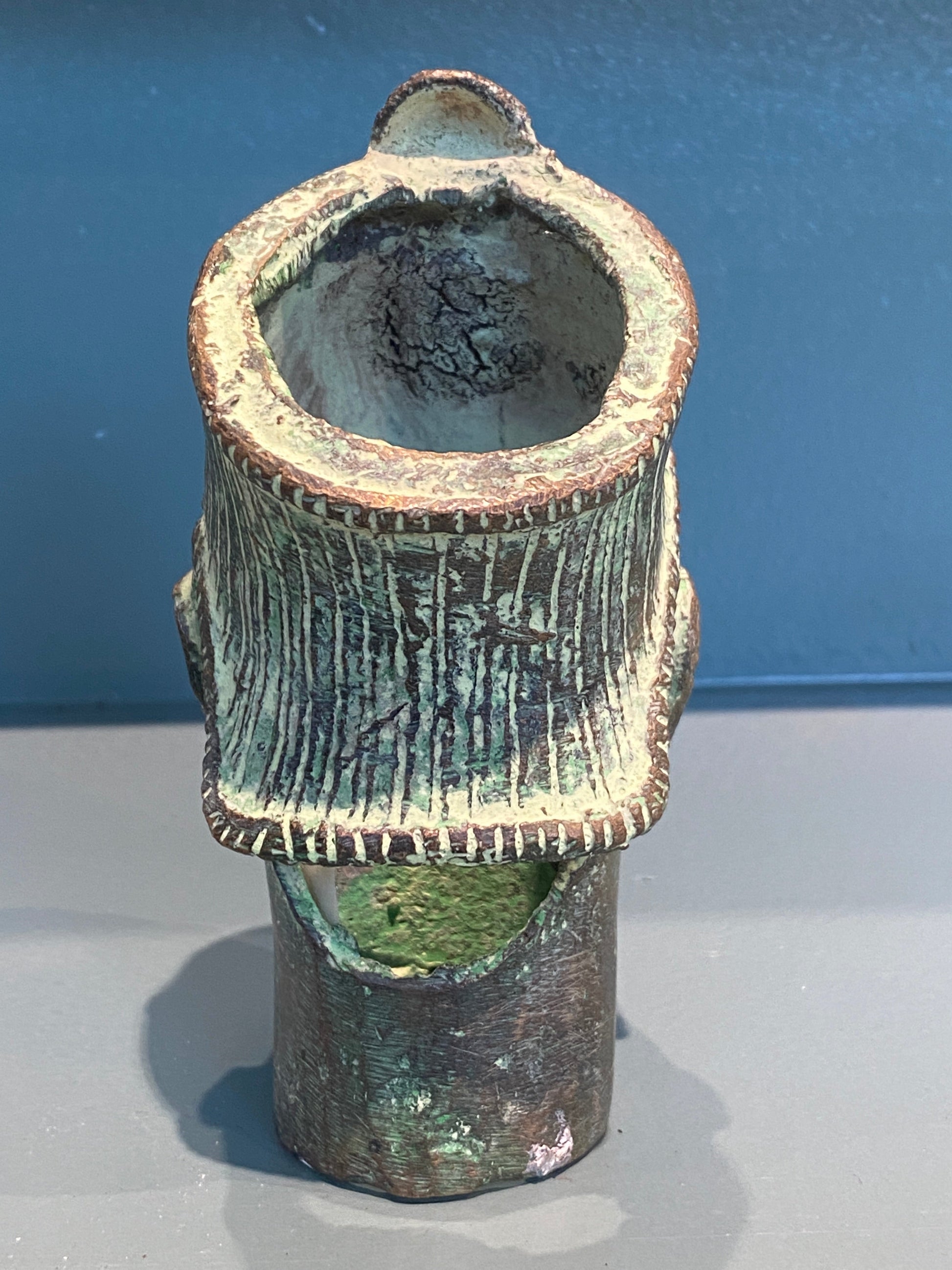 Benin Bronze Head - (55.04)