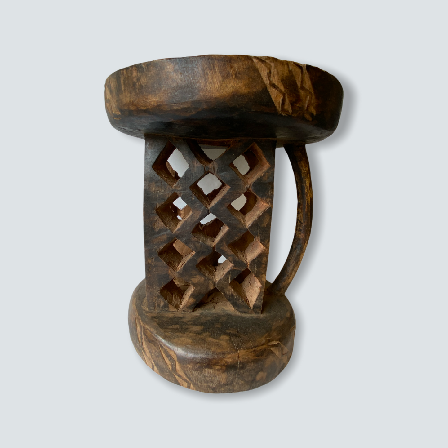 Vintage Tonga Stool - Zimbabwe XL (05)