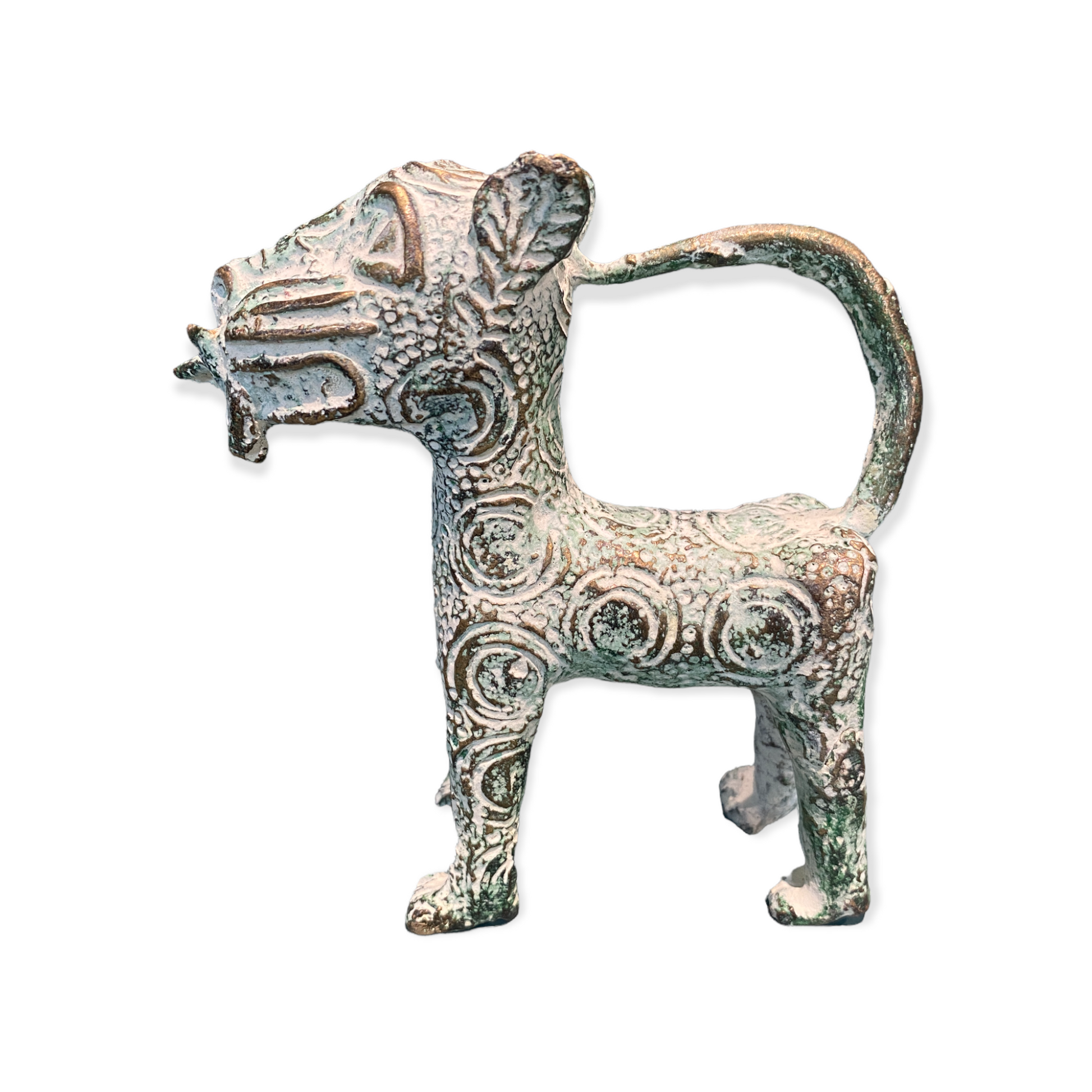 Benin Leopard sculpture - Bronze (56.06)