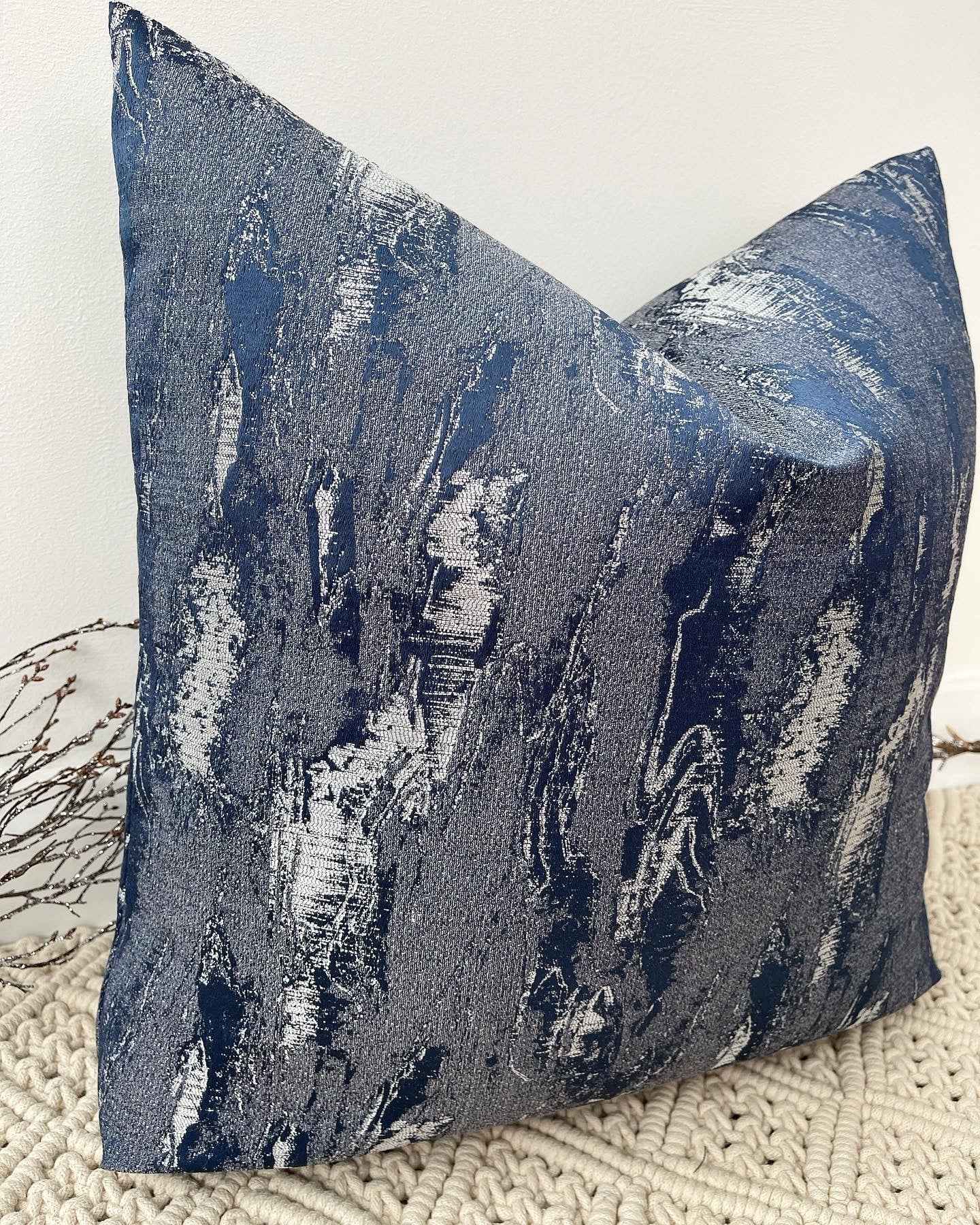 The Couture Cushion - The Navy Zanella - Style No. 43
