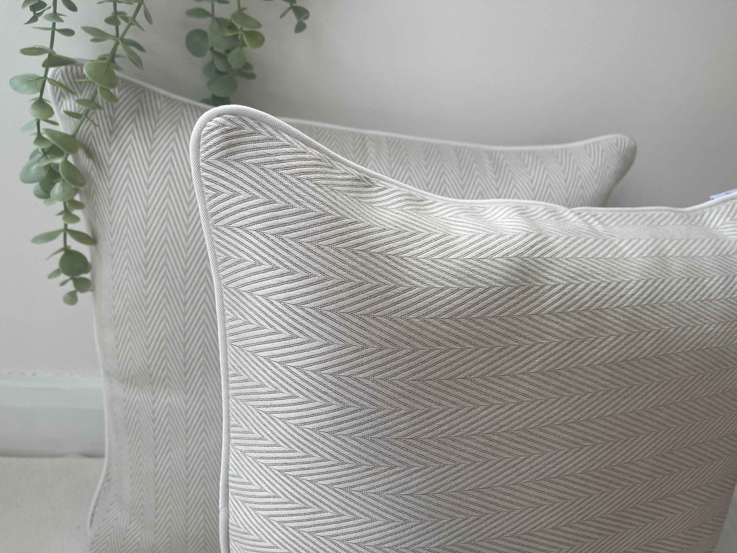 The Couture Cushion - The Outdoor Taupe Kady - Style No. 90