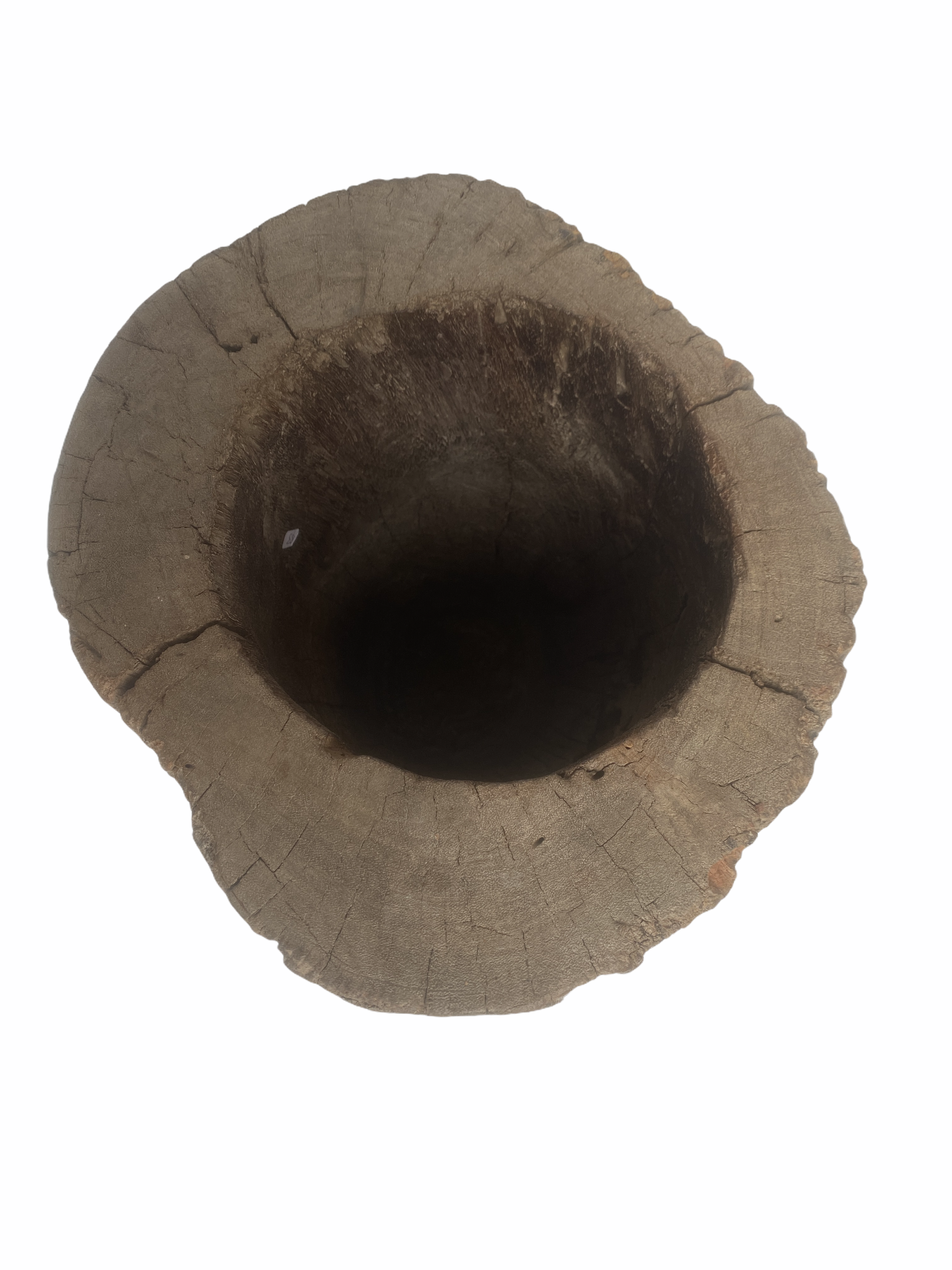 African Grain Stomper Stool/Side Table - Zambia