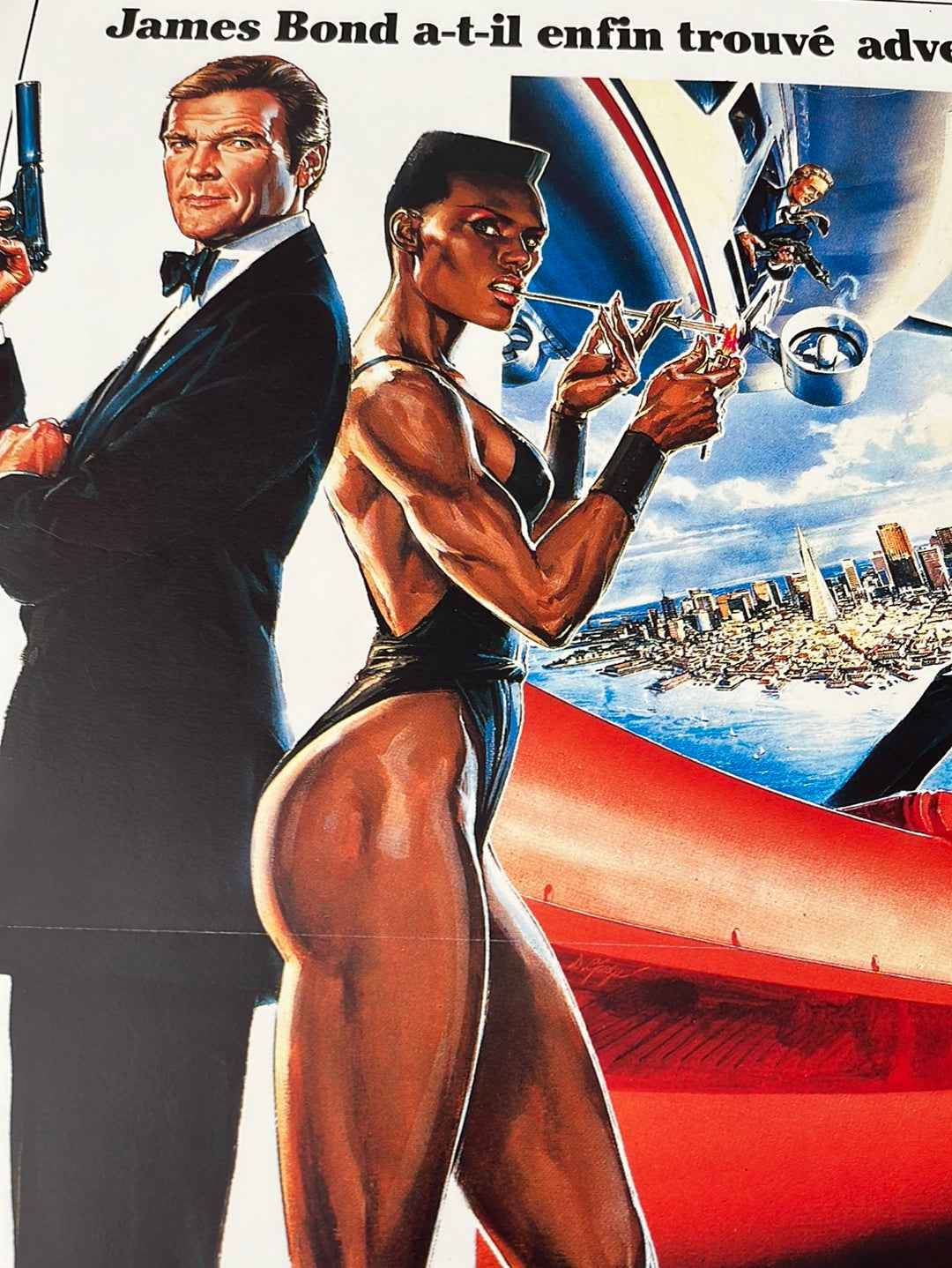 A View To A Kill - Dangereusement Votre (1985) Original French 'Petite' Cinema Poster - James Bond 007