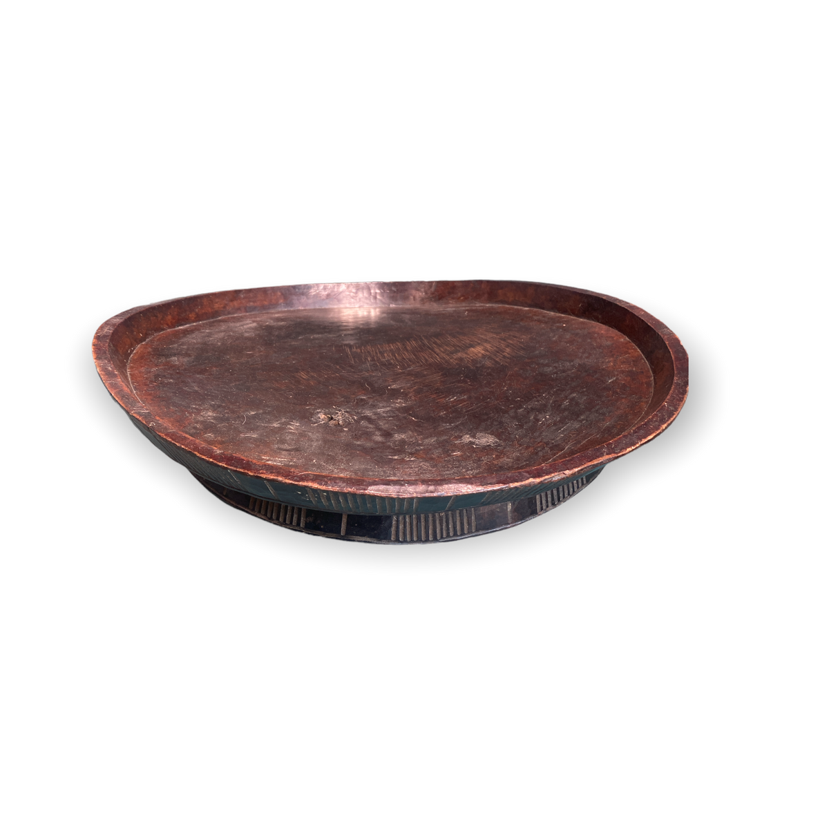 Vintage Ethiopian Gurage Enjera Coffee Tray 02