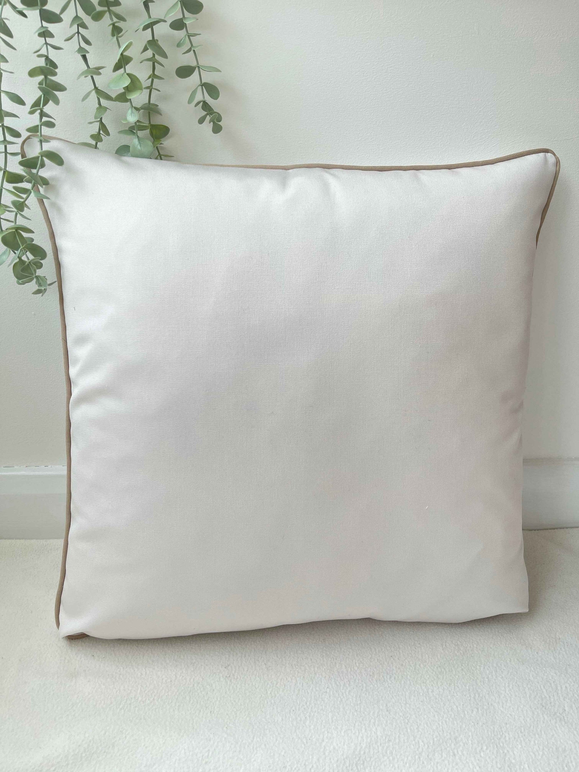 The Couture Cushion - The Outdoor White - Style No. 86