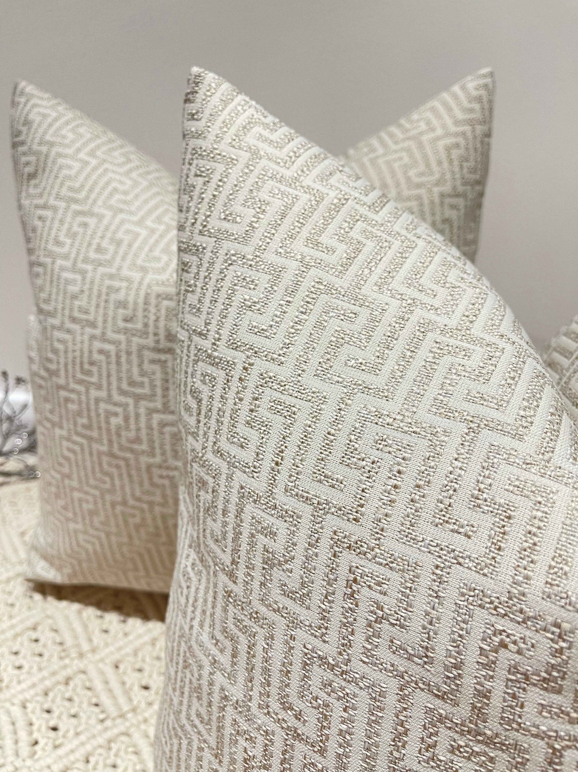 The Couture Cushion - The Beige Mattox - Style No. 56 (DISCONTINUED)