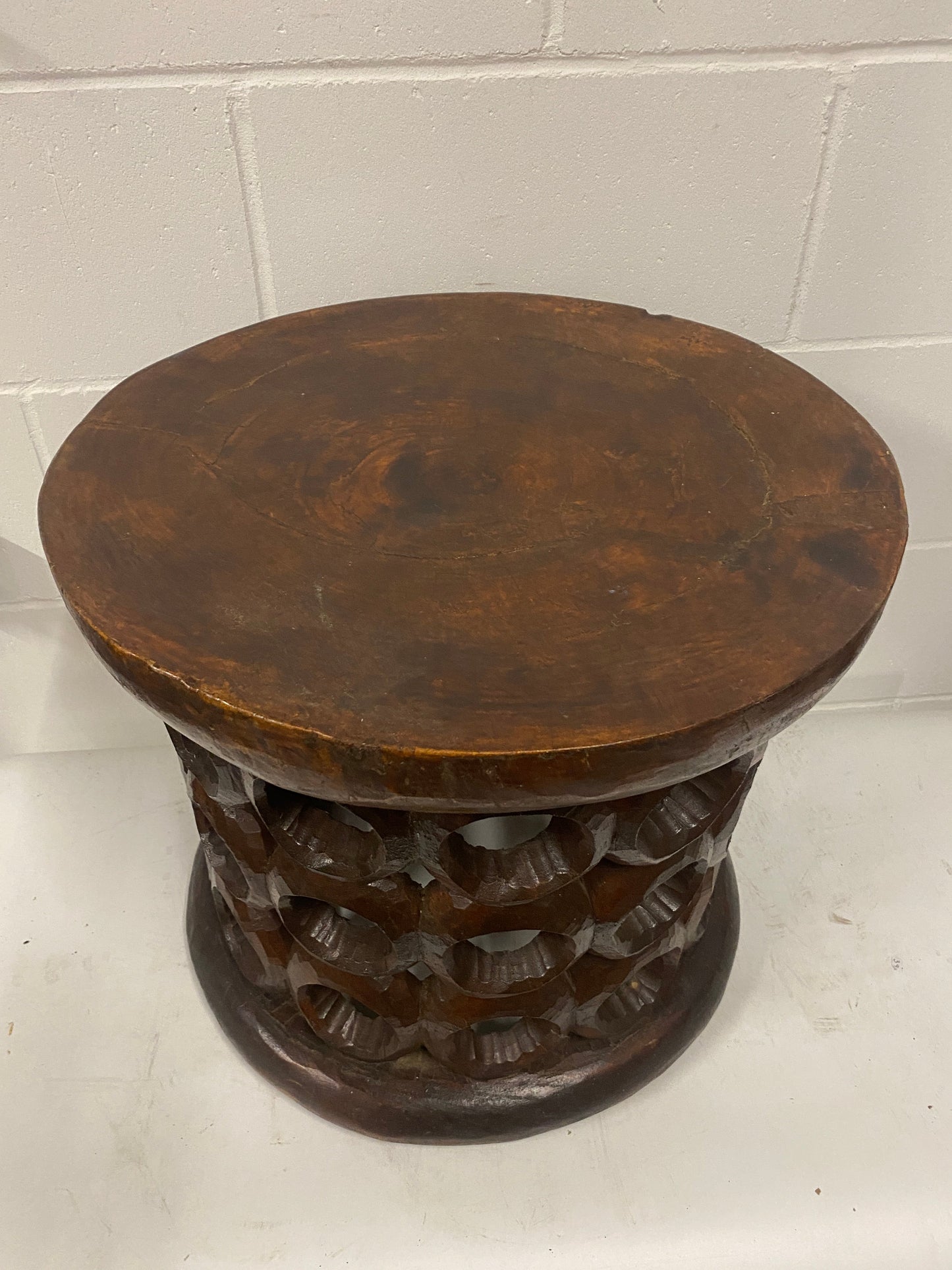 Vintage Bamileke Stool - (87.2)