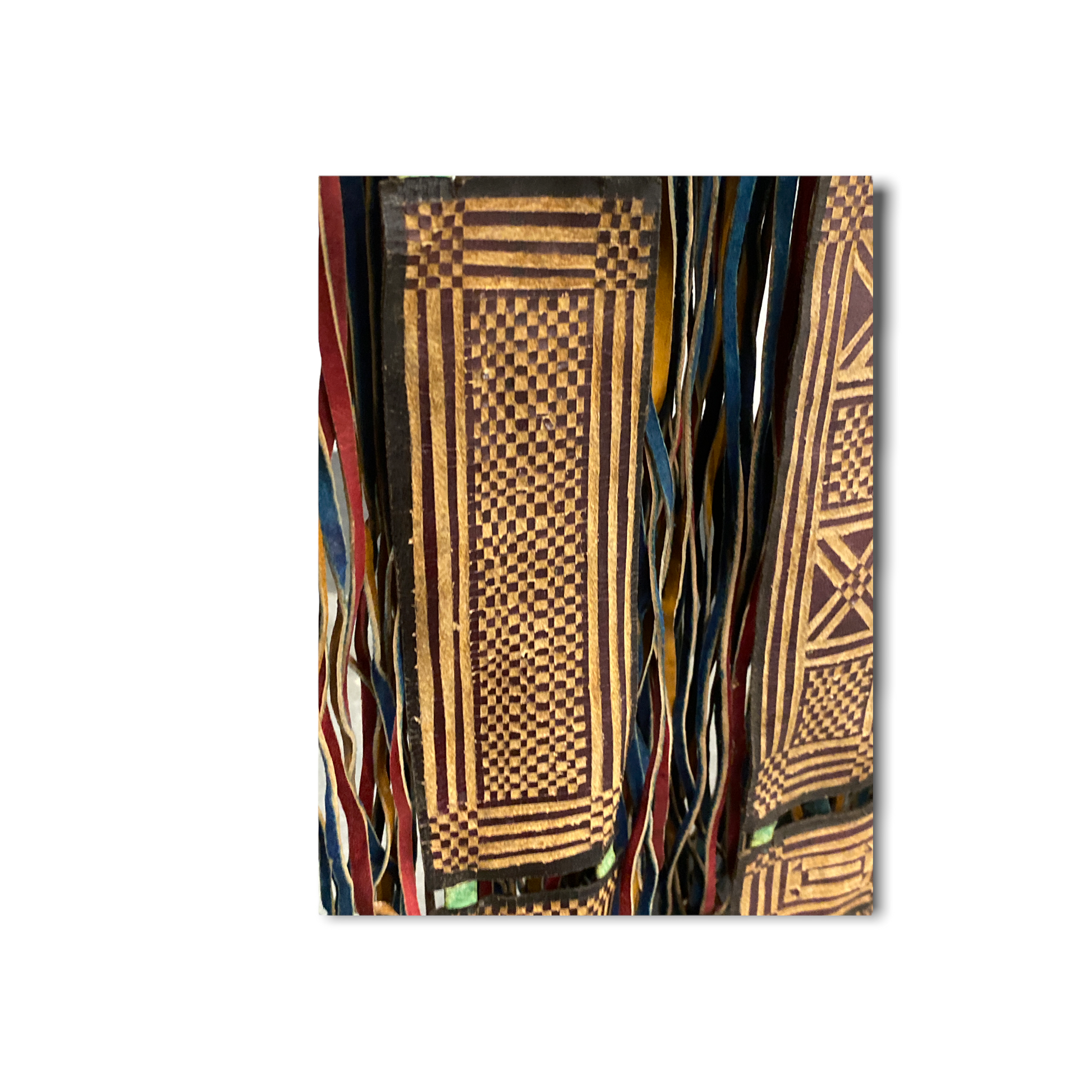 Tuareg - Antique leather panel tent decor (191.2)