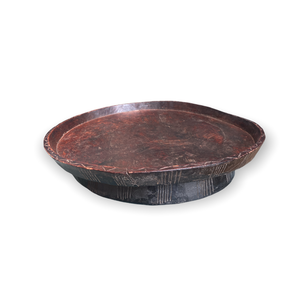 Vintage Ethiopian Gurage Enjera Coffee Tray 03