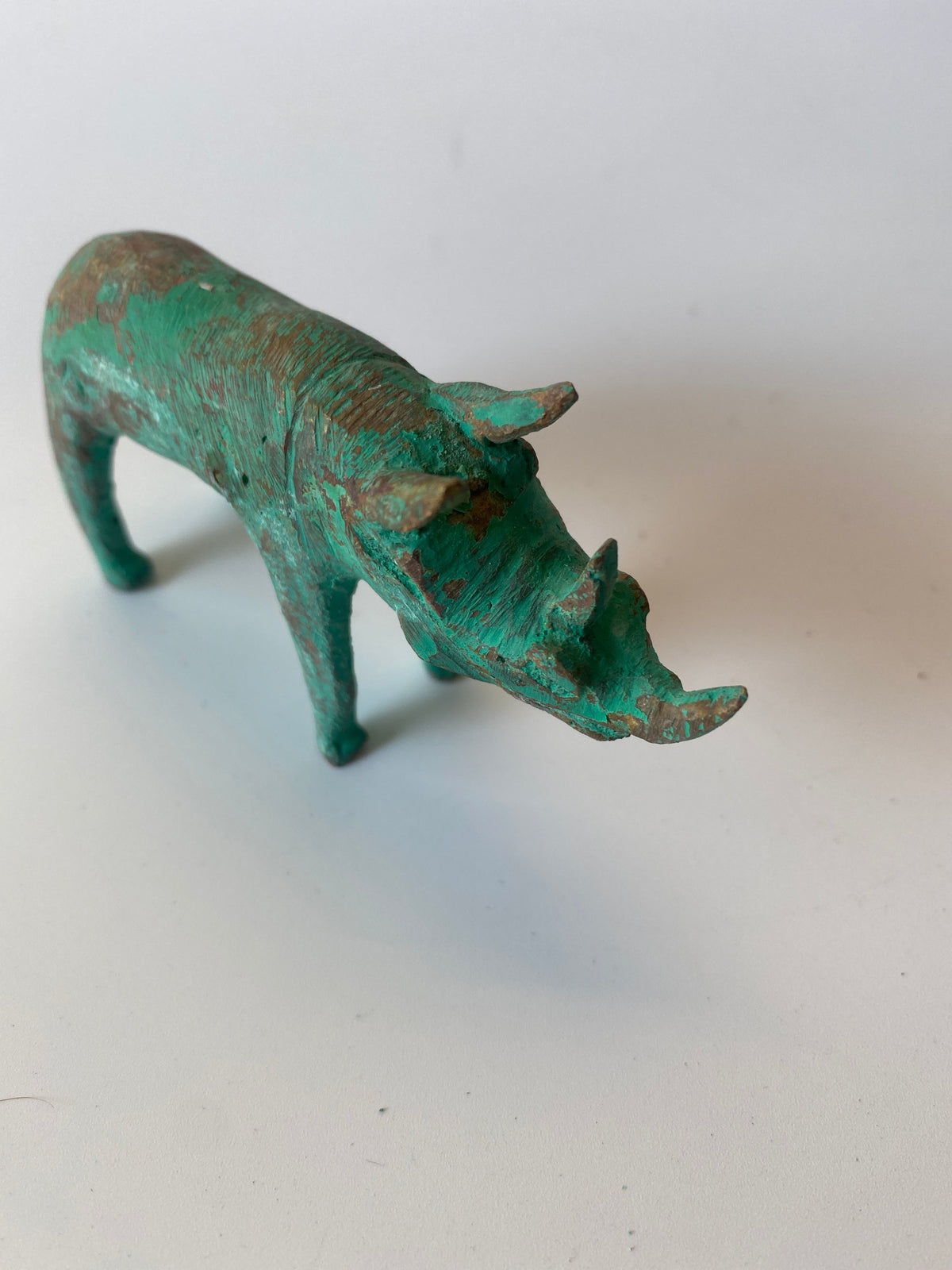 Tuareg Brass animals - Rhino