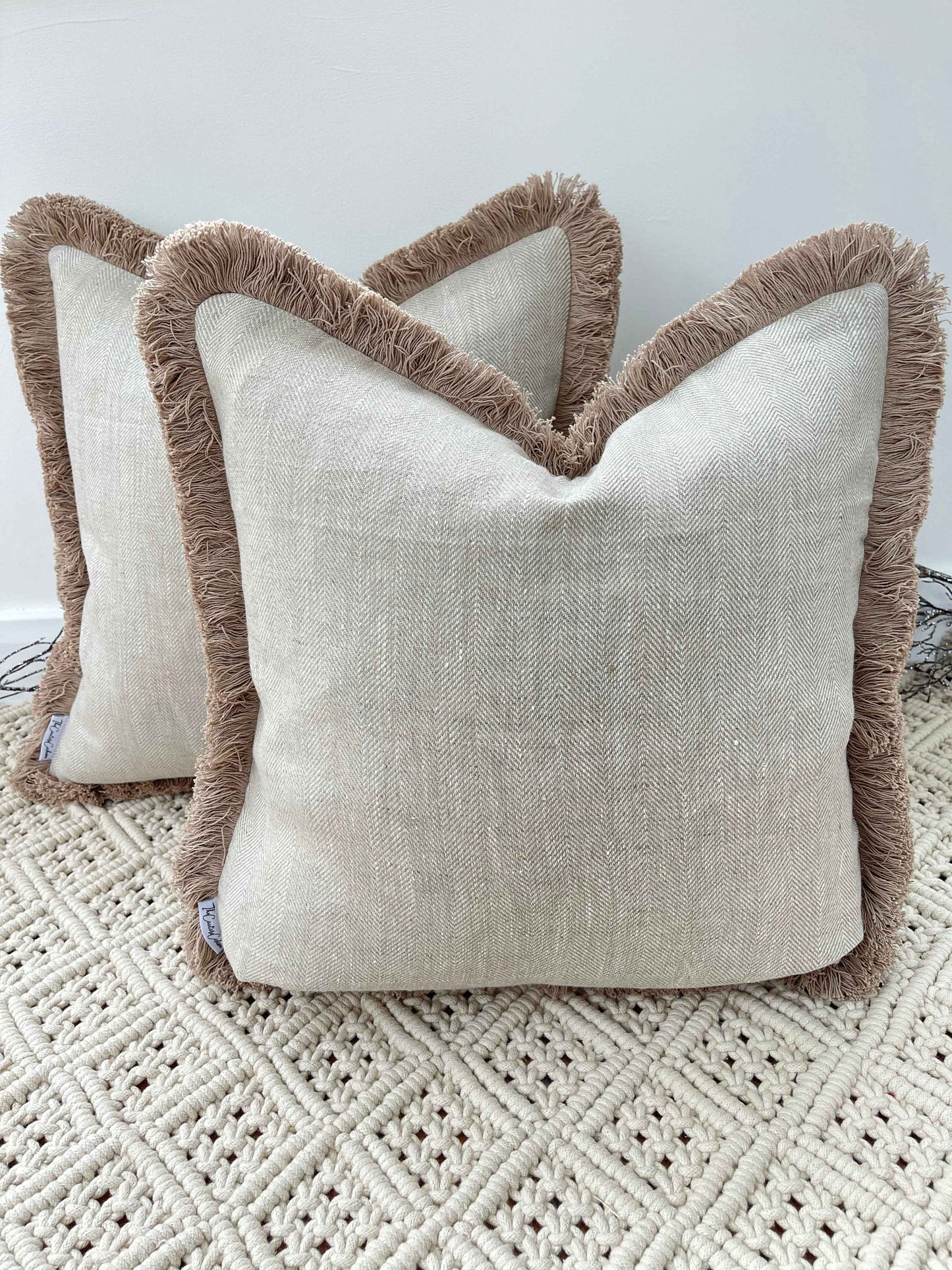The Couture Cushion - The Linen Salton - Style No. 17