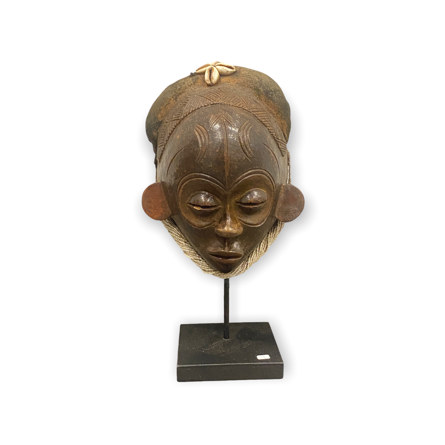 African Raffia Terracotta Mask (cwt1)