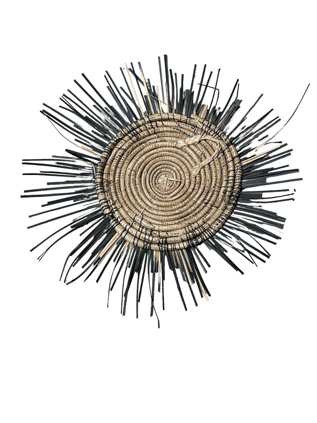 Malawi Sun Wall basket - blue 60cm