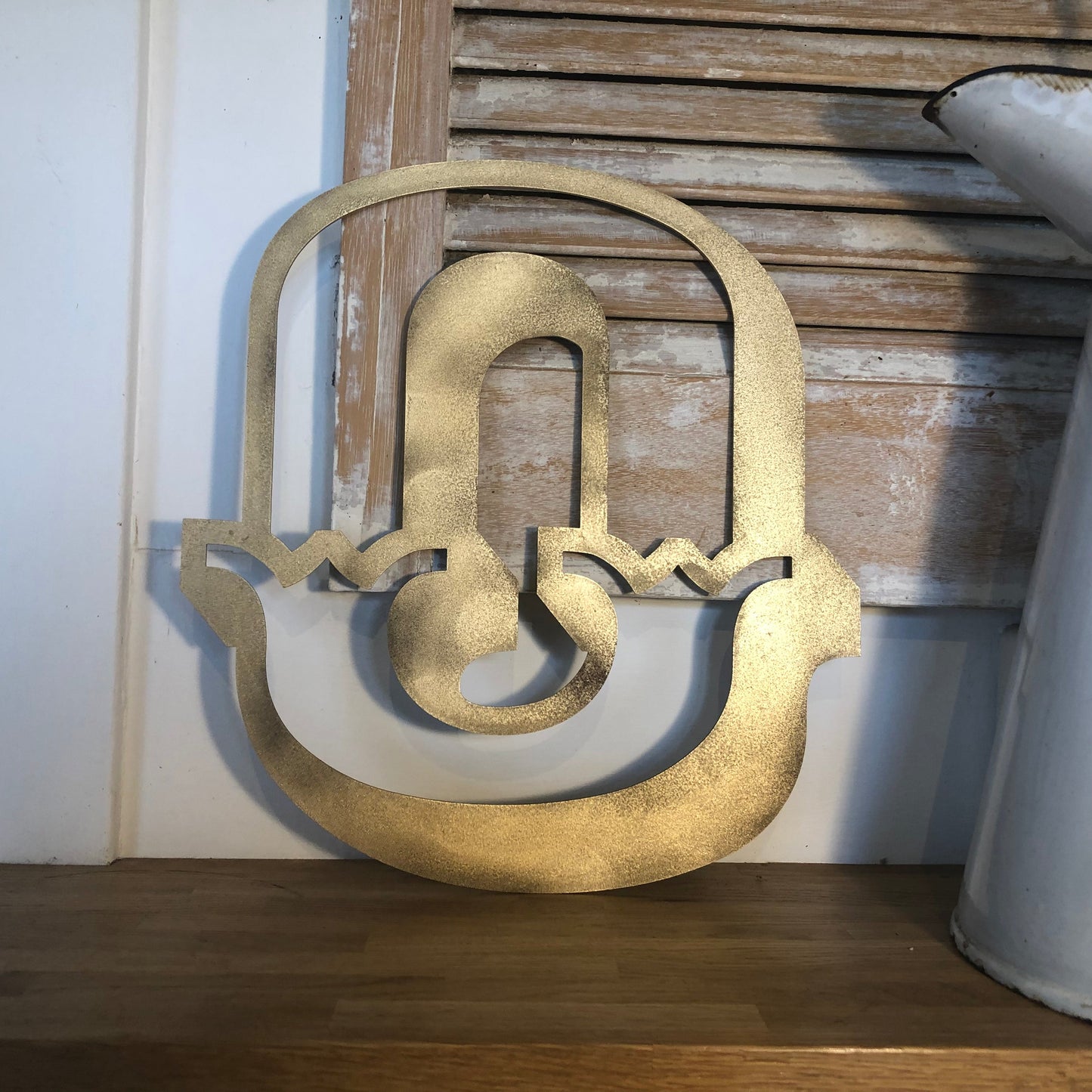 A-Z Rustic 5" or 12" Gold Metal Carnival Letters.