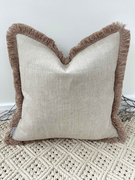 The Couture Cushion - The Linen Salton - Style No. 17
