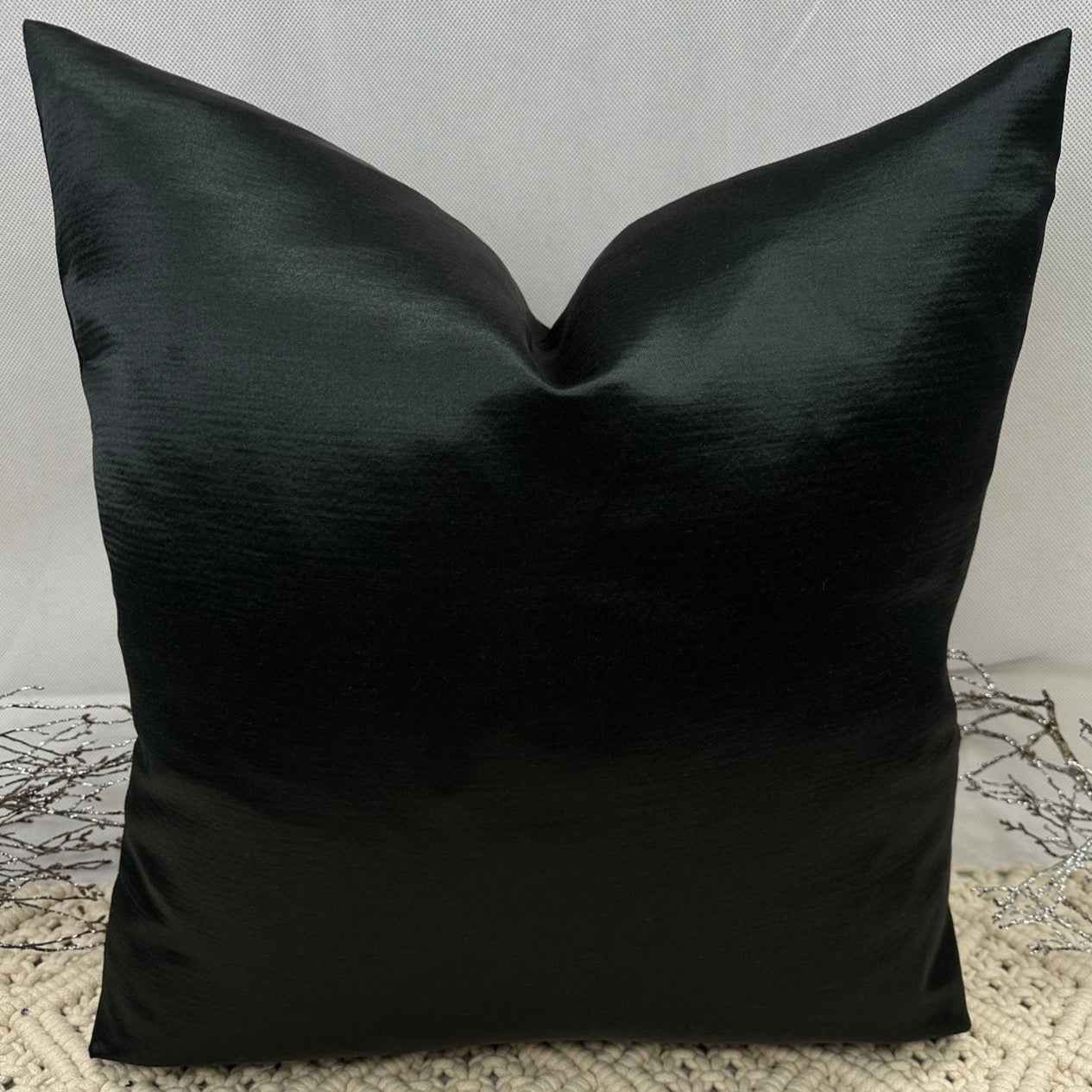 The Couture Cushion - The Black Laura - Style No. 145