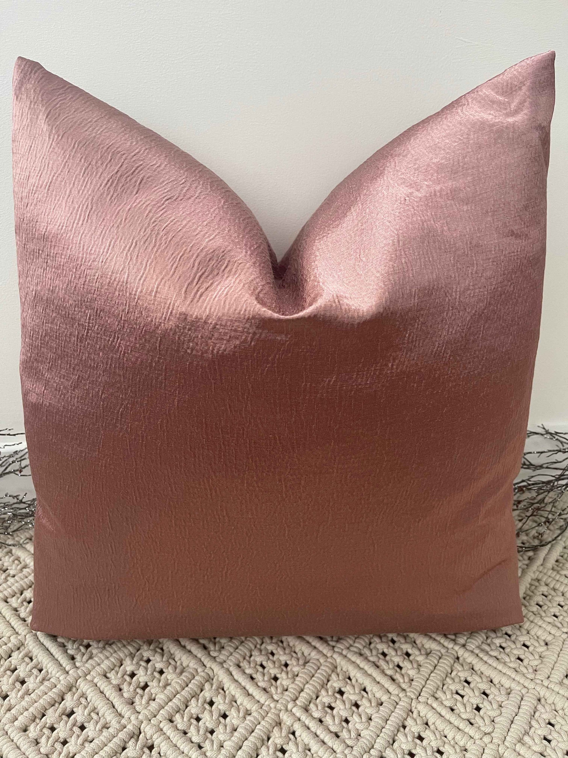 The Couture Cushion - The Dusty Pink Laura - Style No. 25