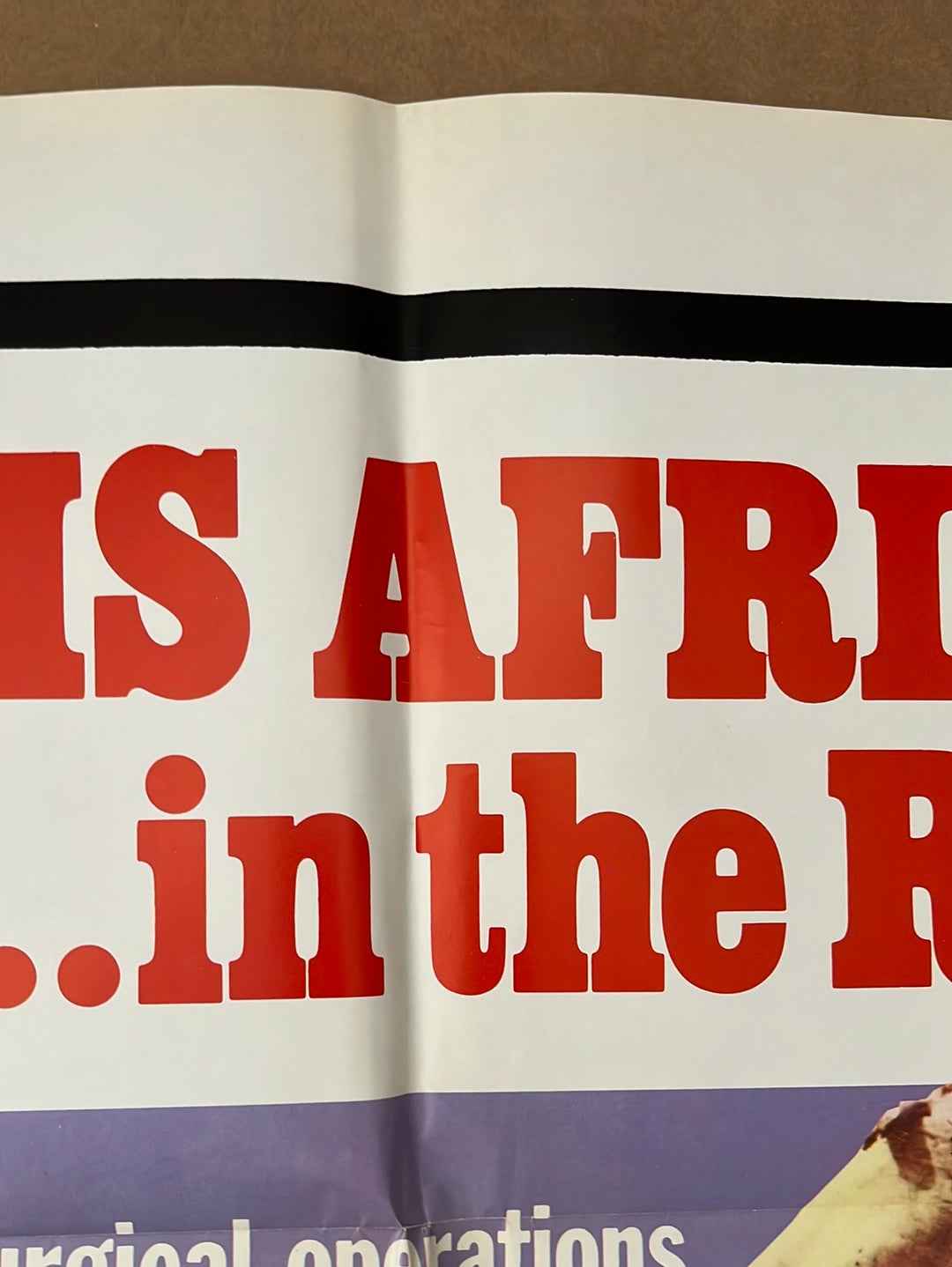 Africa Uncensored (1972) Original US One Sheet Cinema Poster