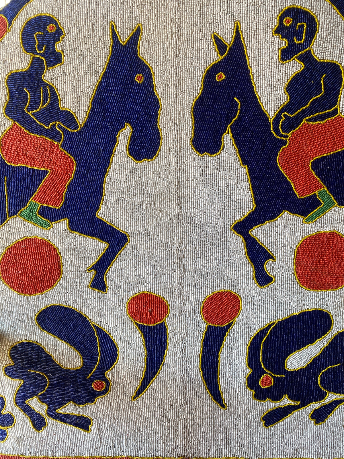 Yoruba Royal Beaded Chair