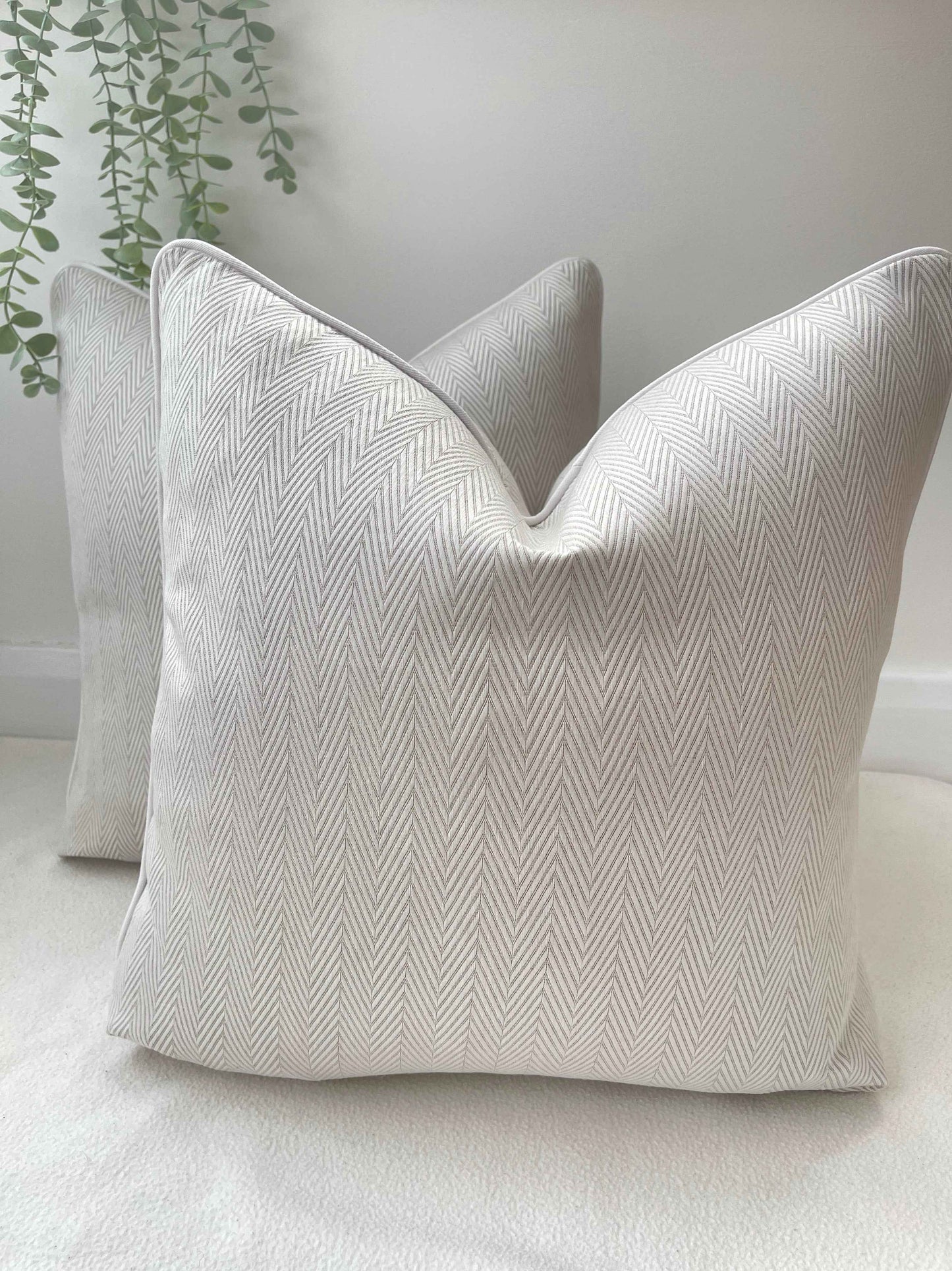 The Couture Cushion - The Outdoor Taupe Kady - Style No. 90