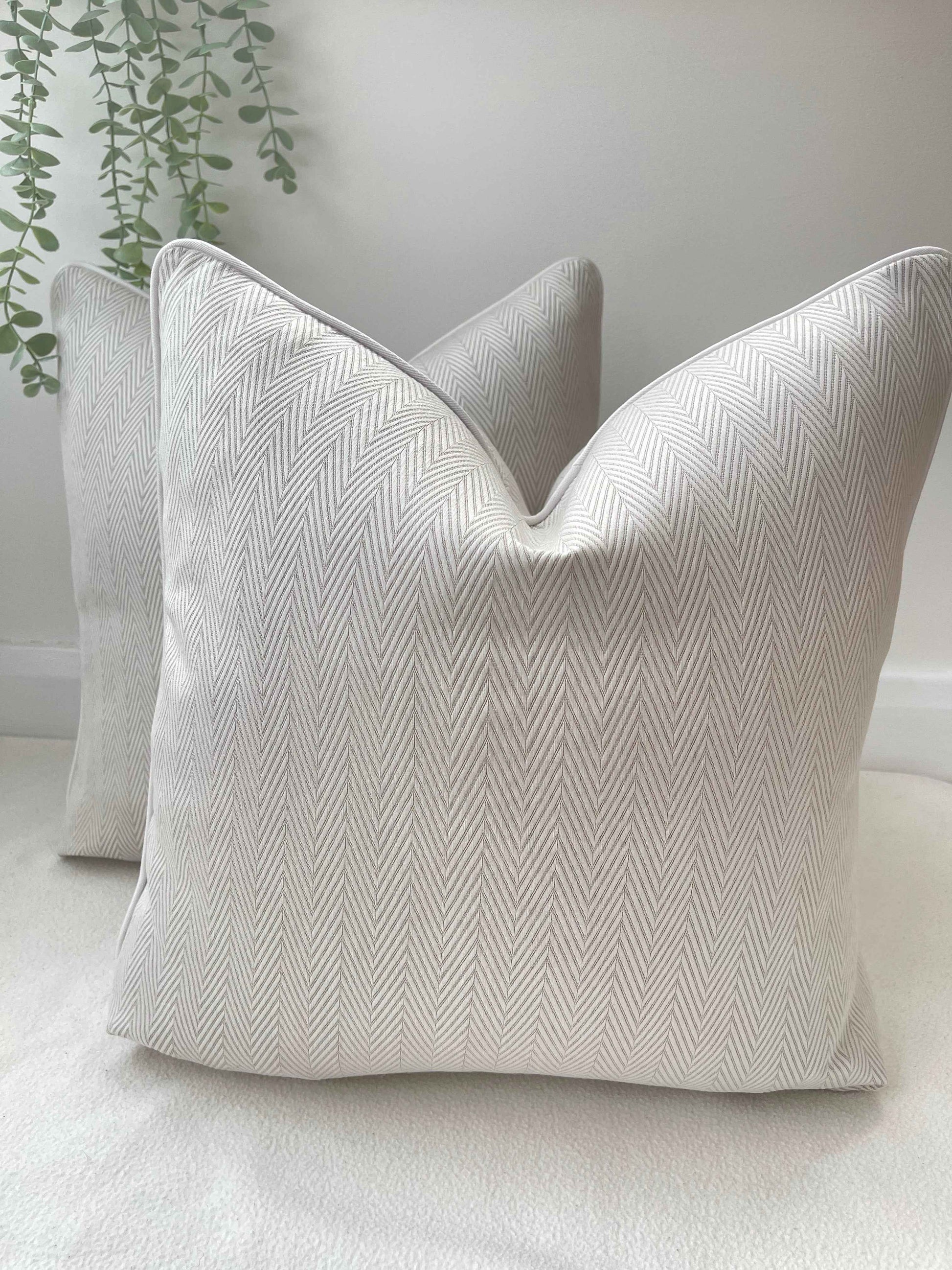 The Couture Cushion - The Outdoor Taupe Kady - Style No. 90