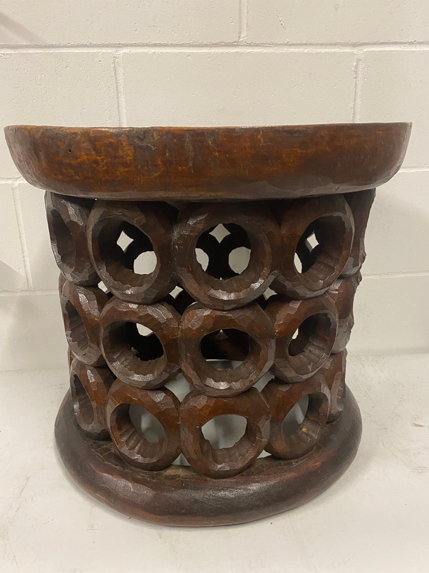 Vintage Bamileke Stool - (87.2)
