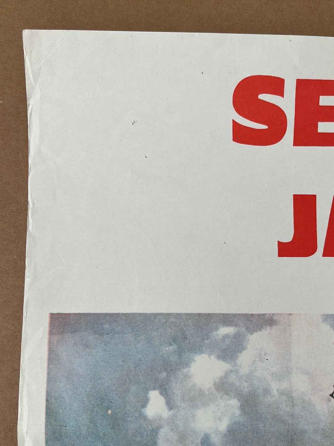 You Only Live Twice (1967) Original Yugoslavian Cinema Poster