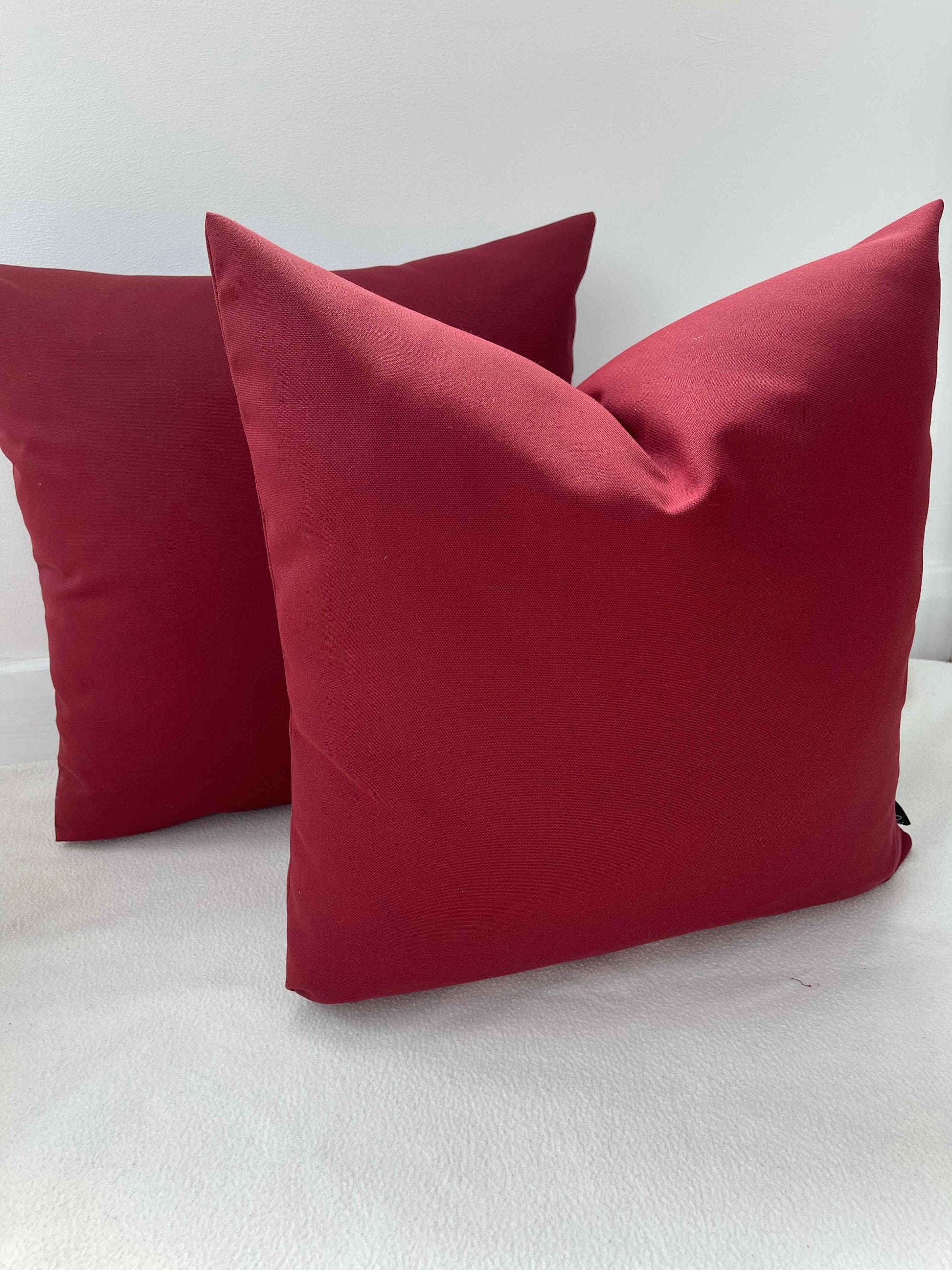 The Couture Cushion - The Outdoor Burgundy Nadine - Style No. 91