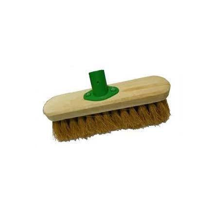 Durable 10 Inch Outdoor Broom for Home and Garden Cleaning