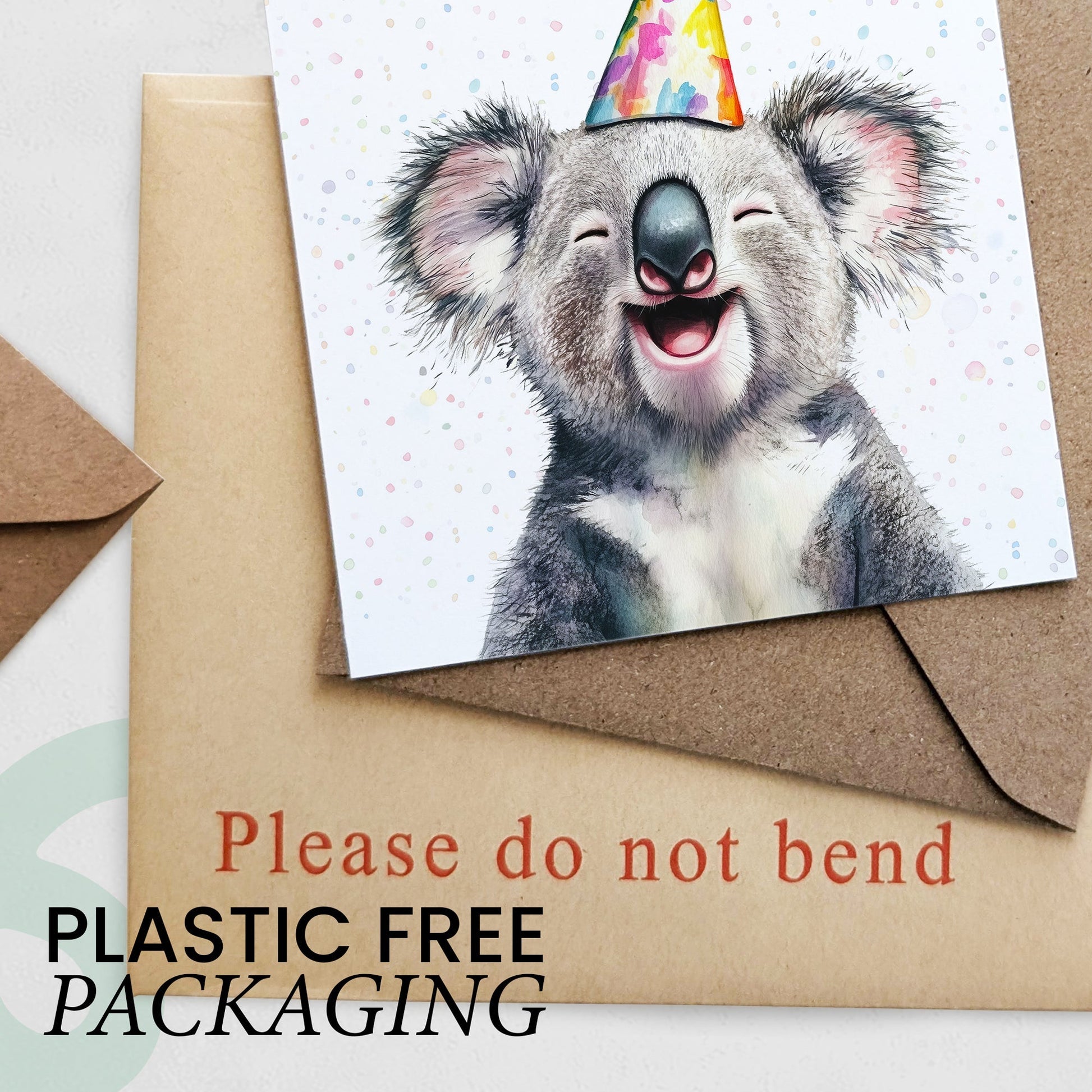 Birthday Card For Him or Her Of A Koala Illustration For Him or Her Birthday Gift