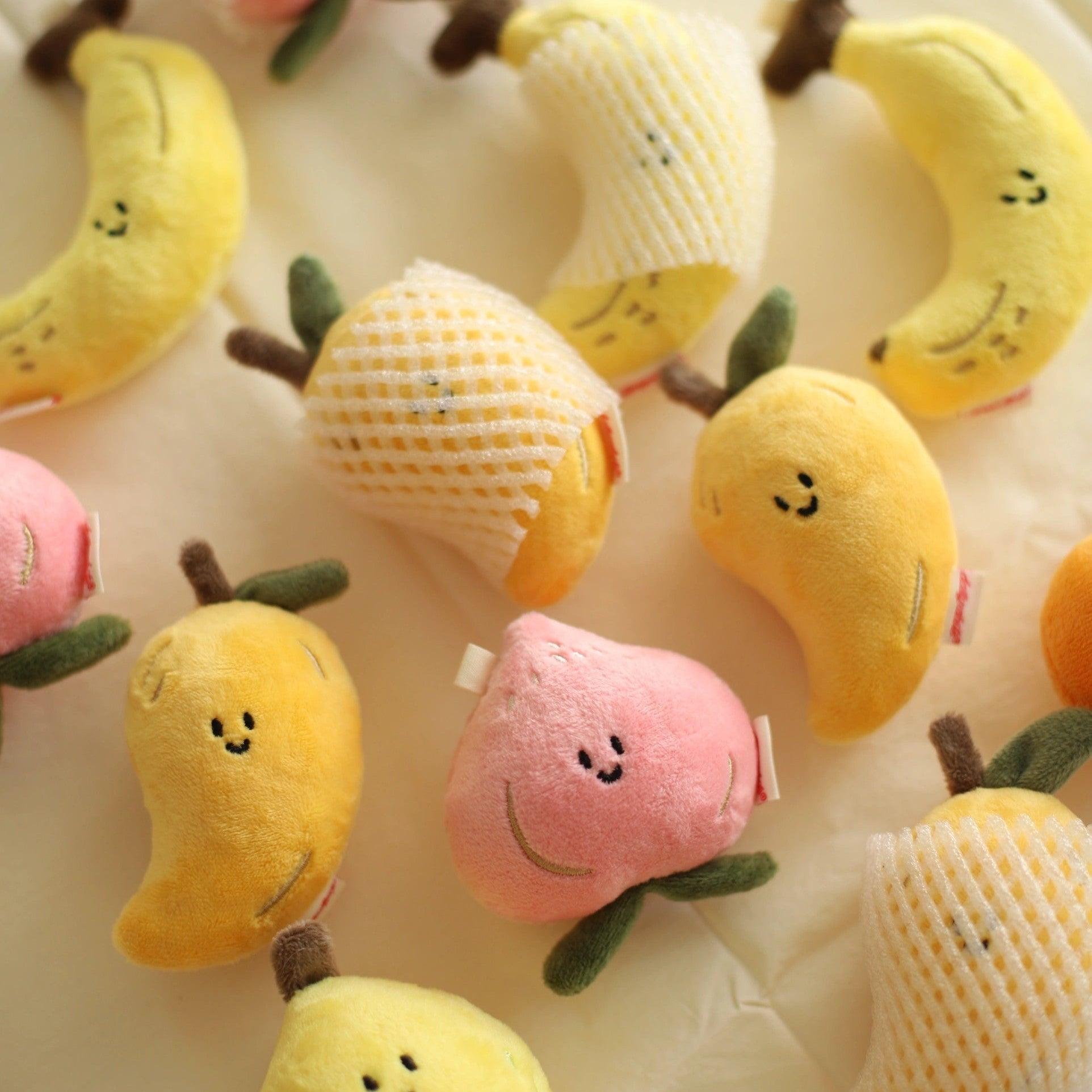 Daily White | Peach Bag Charm