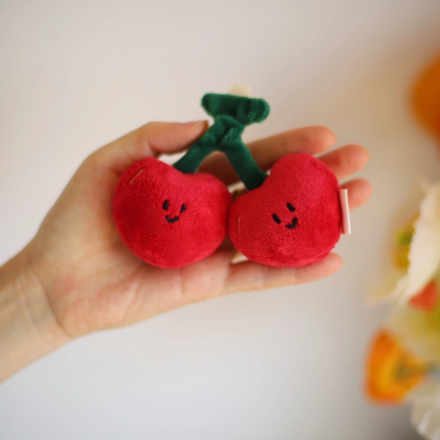 Daily White | Cherry Bag Charm