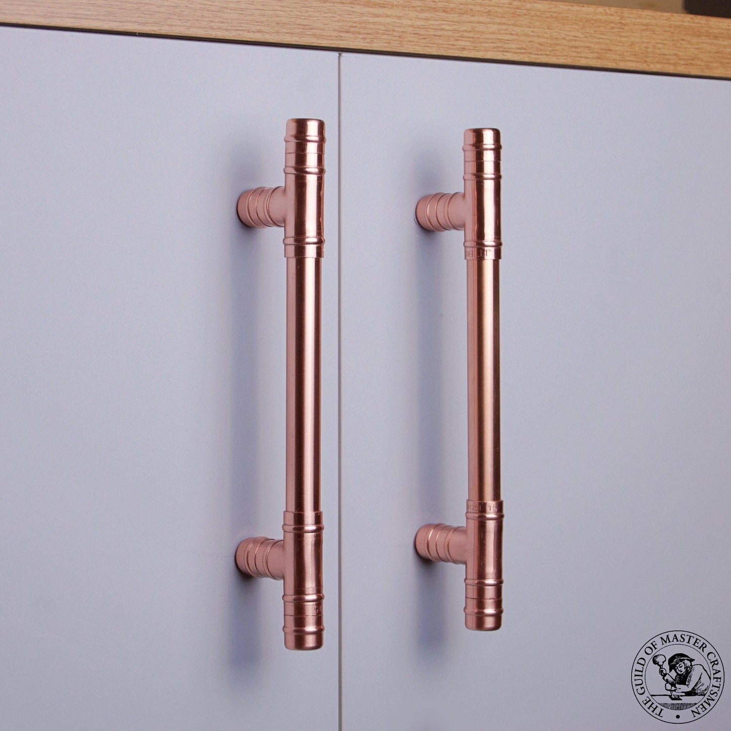 Copper T Bar Handles Industrial Chic