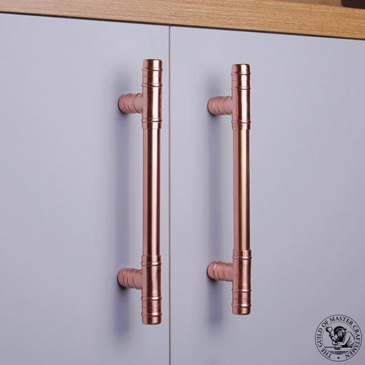 Copper T Bar Handles Industrial Chic