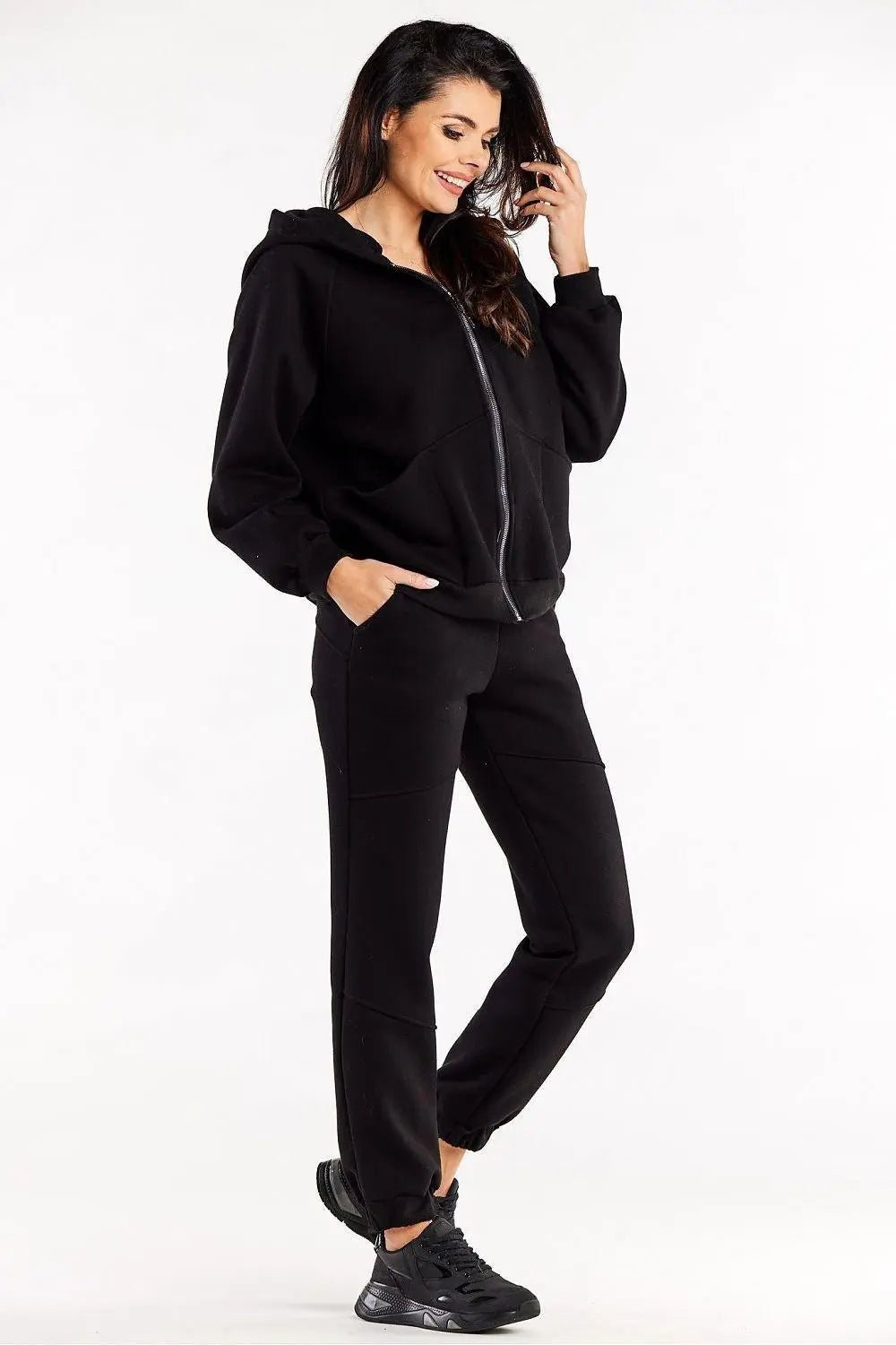 Infinite You decorative stitching loose sweatpants