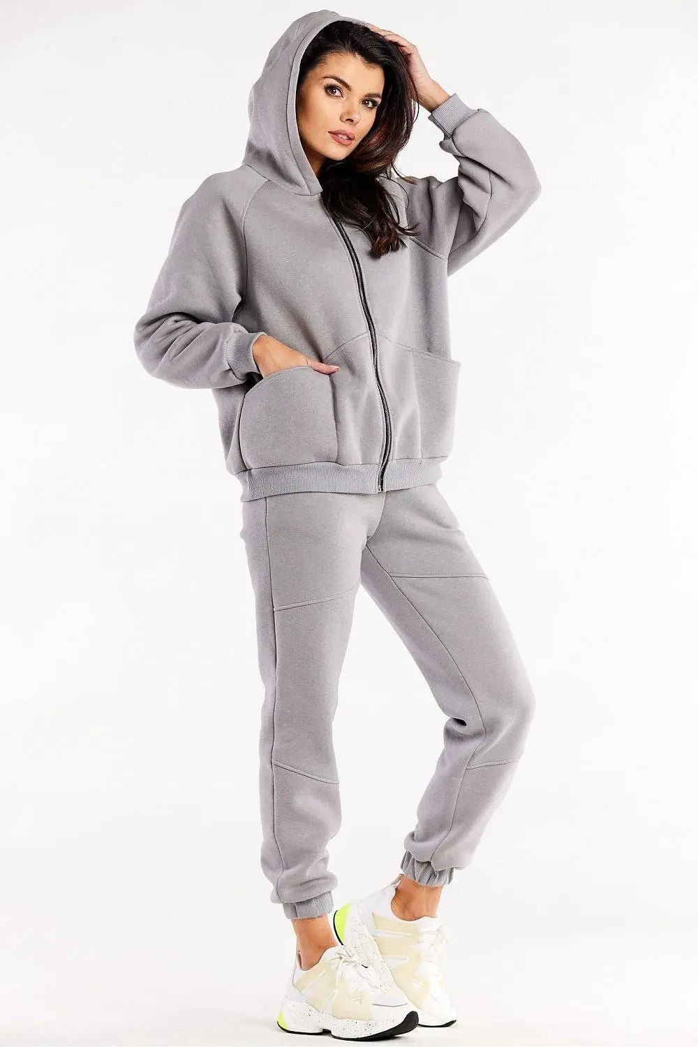 Infinite You decorative stitching loose sweatpants
