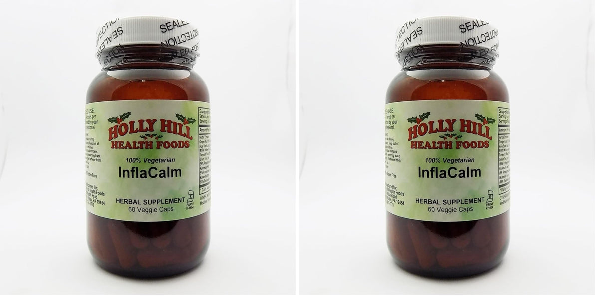 Holly Hill Inflacalm - 60 Vegetarian Capsules (Pack of 2)