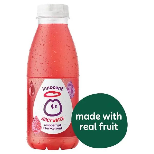 innocent Juicy Water Raspberry & Blackcurrant 420ml (Case of 12)