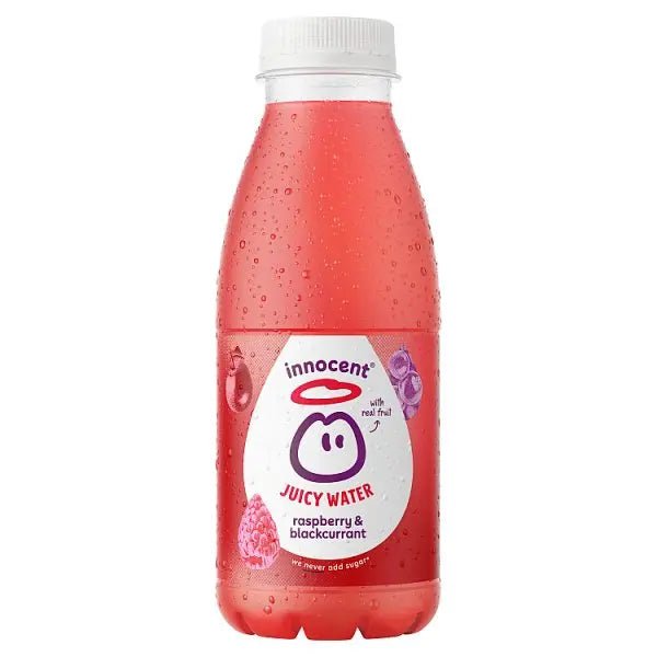 innocent Juicy Water Raspberry & Blackcurrant 420ml (Case of 12)