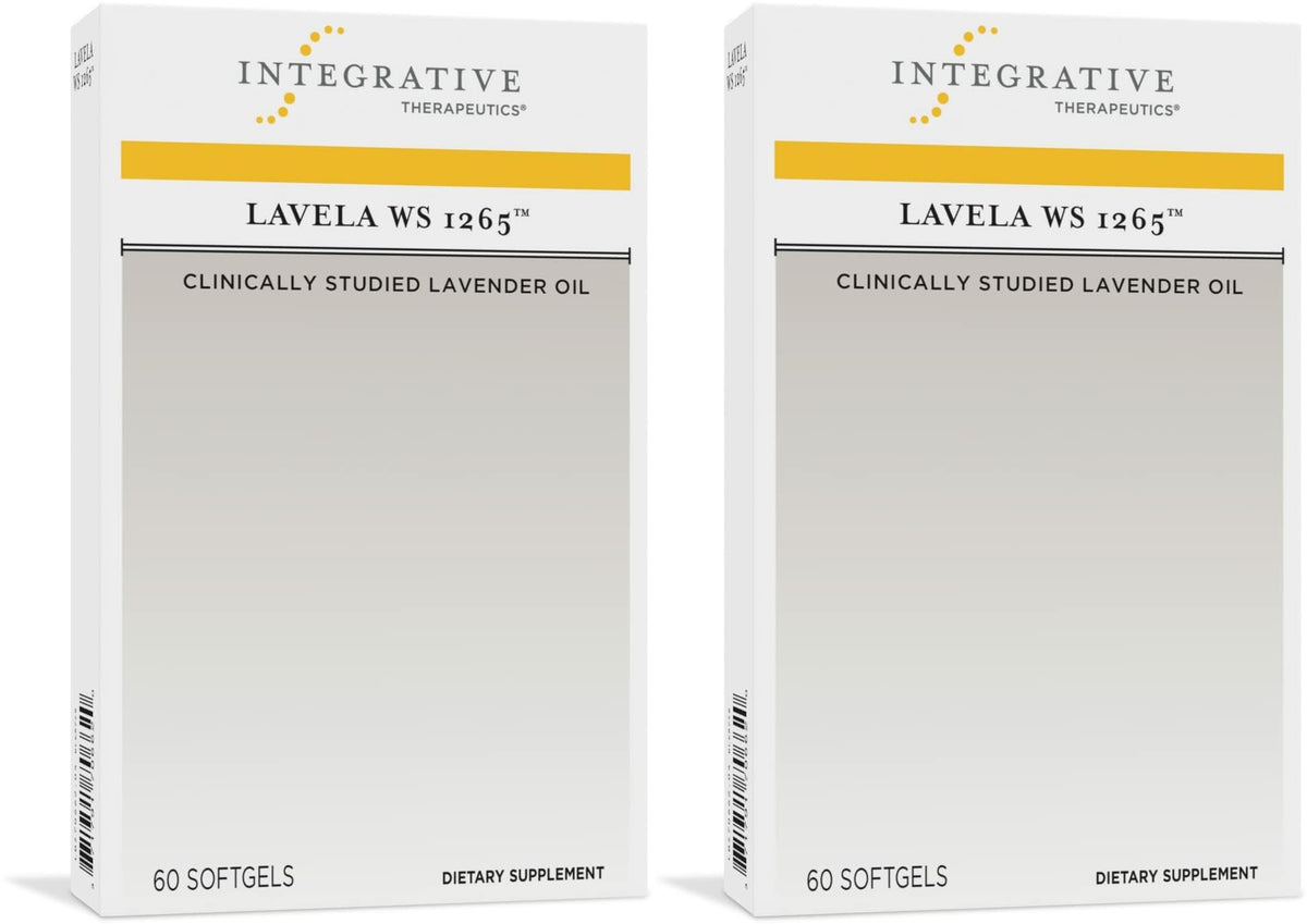 Integrative Therapeutics Lavela WS 1265 – Lavender Oil Softgels for Sleep & Stress Support (Dairy-Free)
