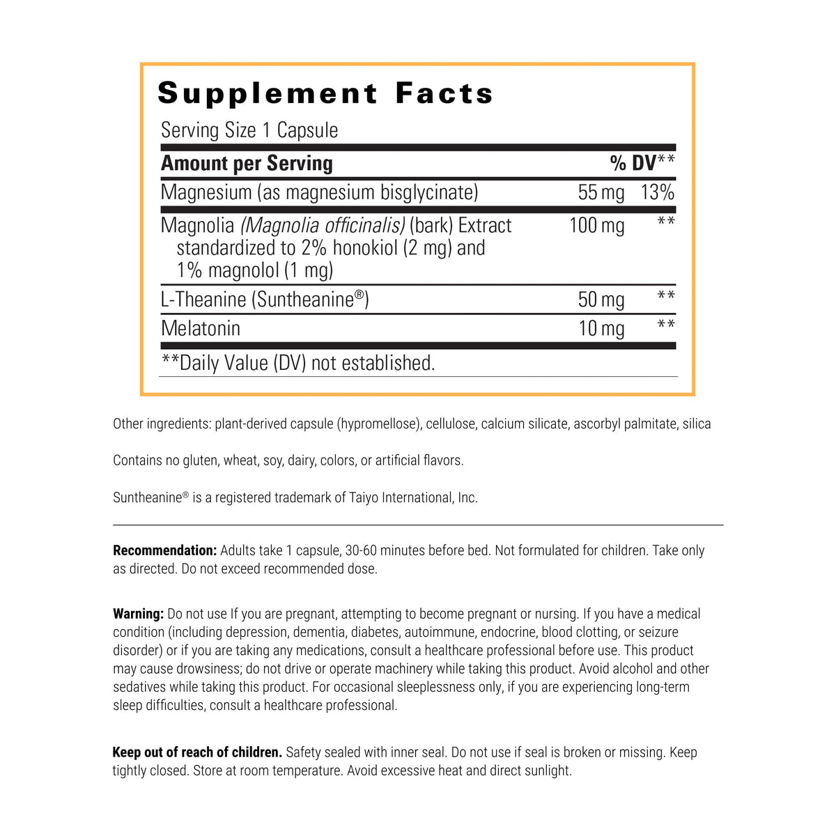 Integrative Therapeutics ProThrivers Wellness Sleep - Sleep Support with Melatonin & Magnesium | 60 Capsules