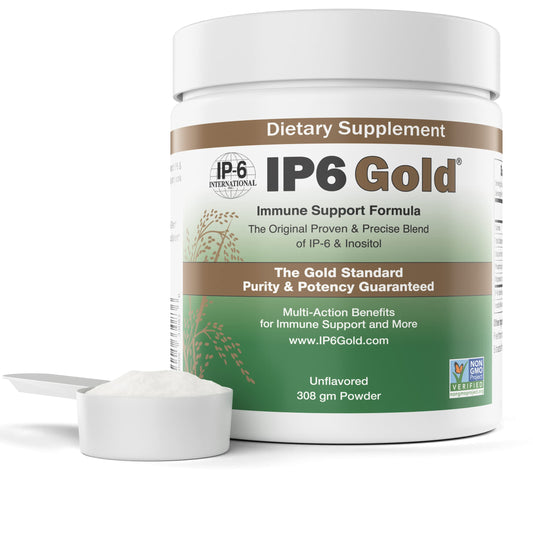 IP6 Gold IP-6 & Myo-Inositol Unflavored Powder, 308 g – Vegan & Non-GMO, Gluten Free