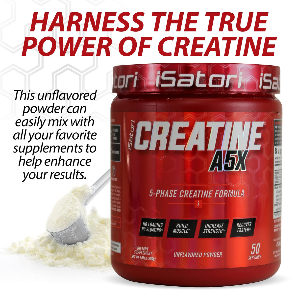 iSatori Creatine A5X – 5-Phase Creatine for Muscle Growth & Recovery