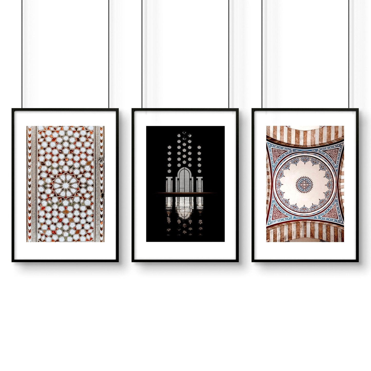 Islamic home decor | Set of 3 wall art prints