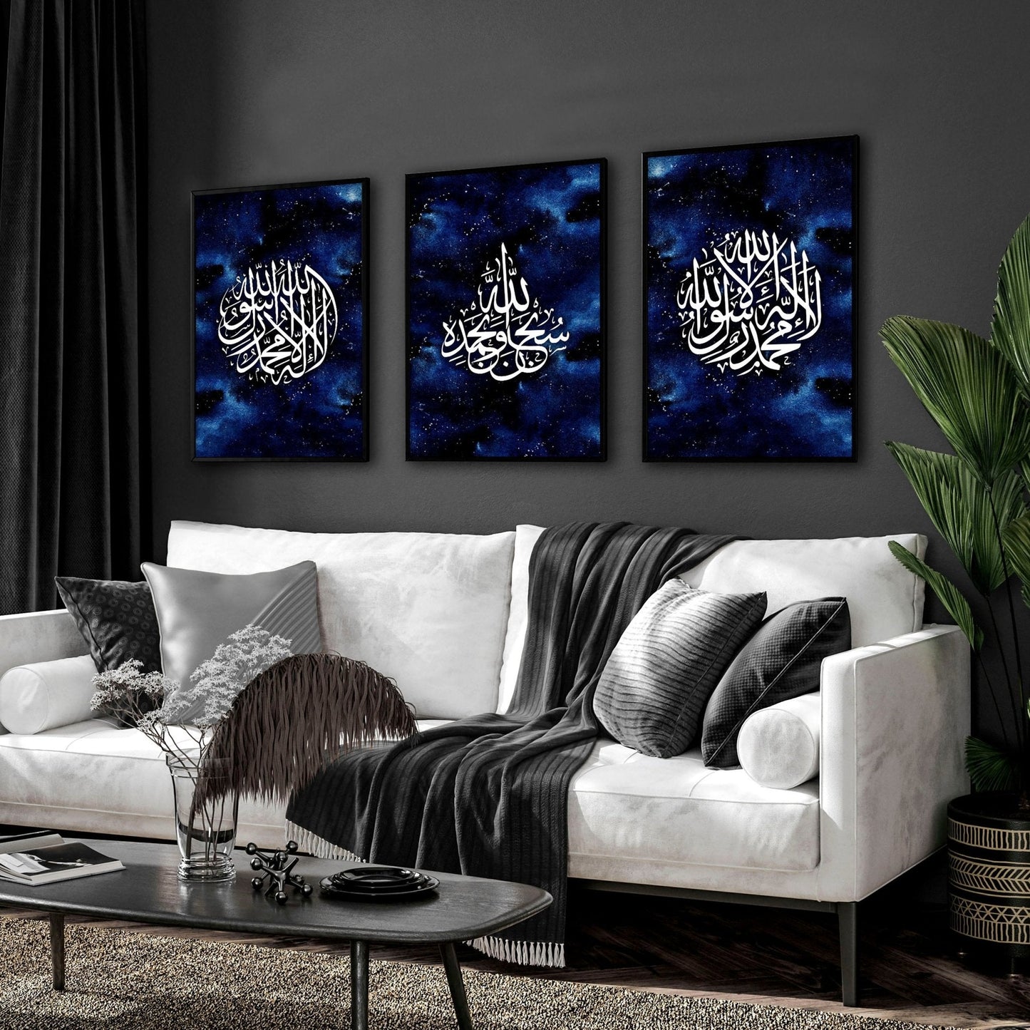 Islamic decoration items | Set of 3 wall art prints