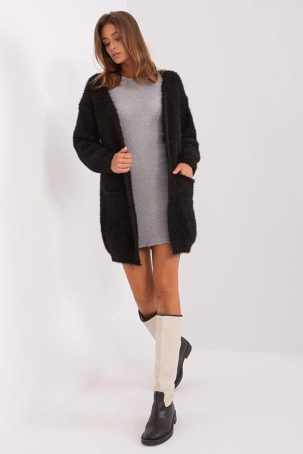 Italy Moda high-quality acrylic cardigan