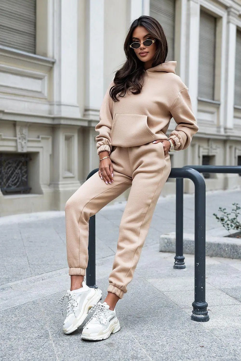 IVON high-quality knit fabric sweatsuit