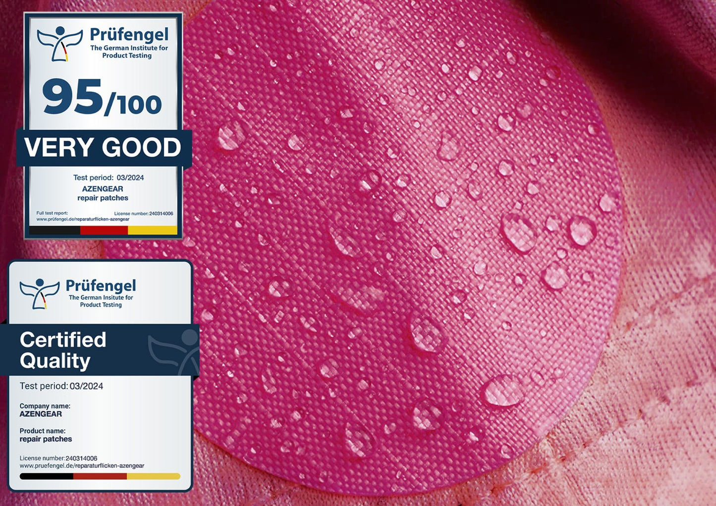 Self-Adhesive Puffer Jacket Repair Patches (30+ Colours)