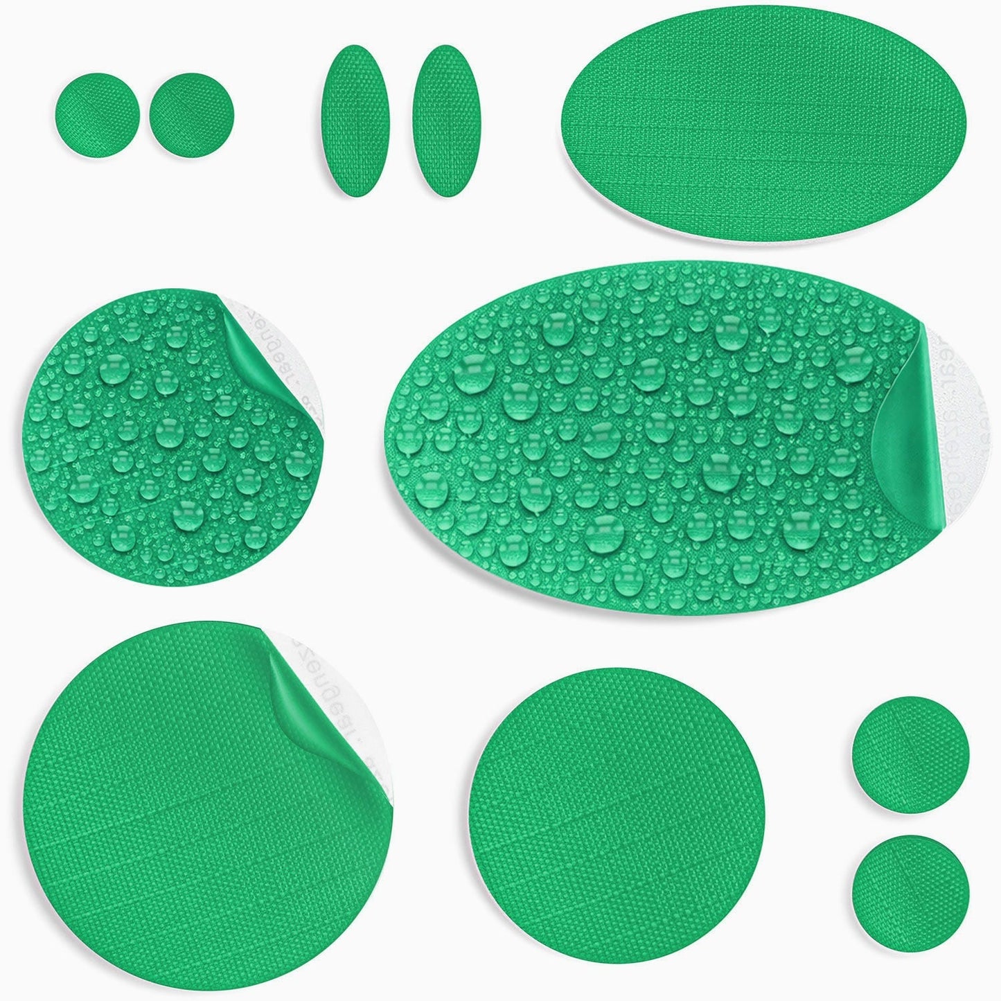 Repair Patches (30+ Colours) for Puffer Jackets, Tents, Upholstery - Stick On, Waterproof, Tear-Cold-Heat-Resistant